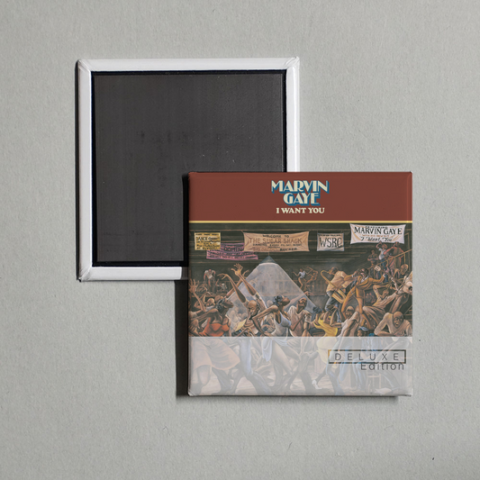 Marvin Gaye - I Want You (Deluxe Edition) Album Cover Fridge Magnet
