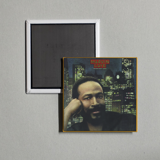 Marvin Gaye - Midnight Love Album Cover Fridge Magnet