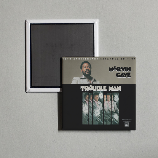 Marvin Gaye - Trouble Man 40th Anniversary Expanded Edition Album Cover Fridge Magnet