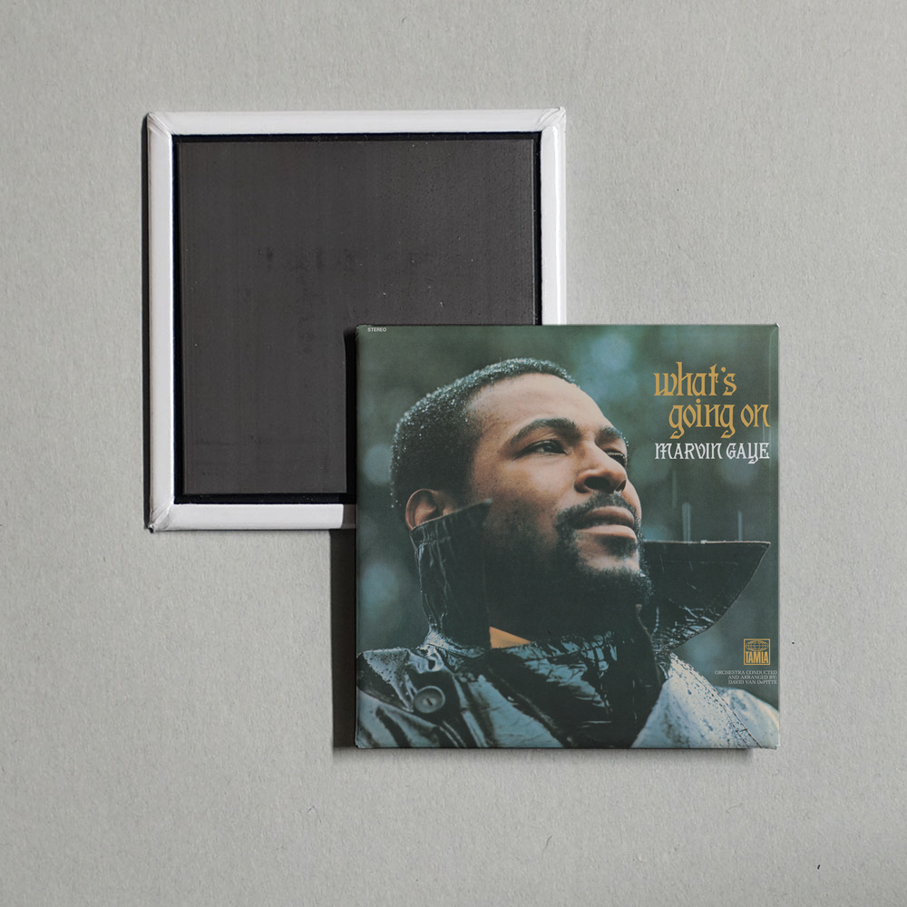 Marvin Gaye - What's Going On Album Cover Fridge Magnet