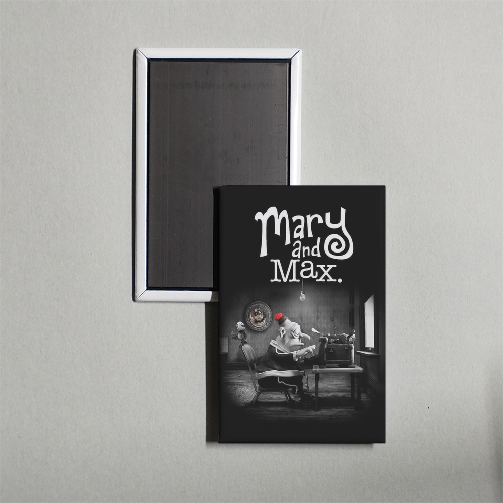 Mary and Max Mini Movie Fridge Magnet