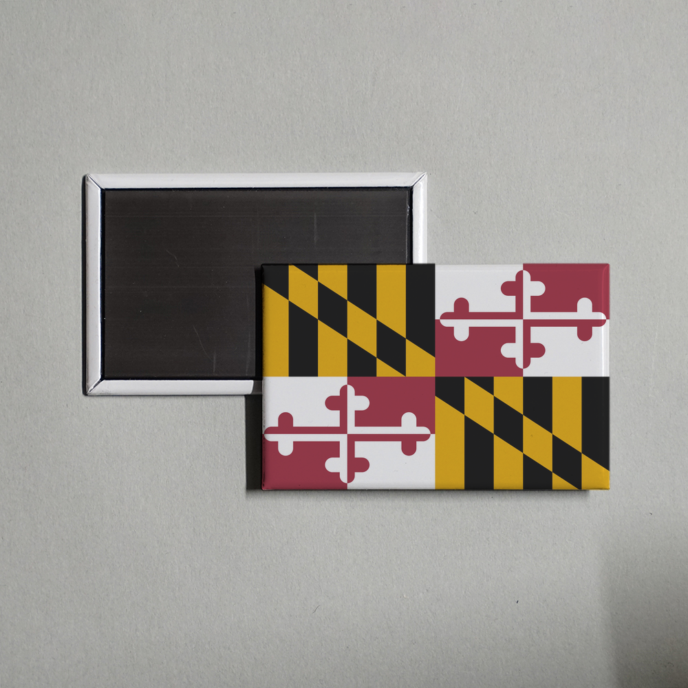 Maryland State Flag Fridge Magnet Fridge Magnet