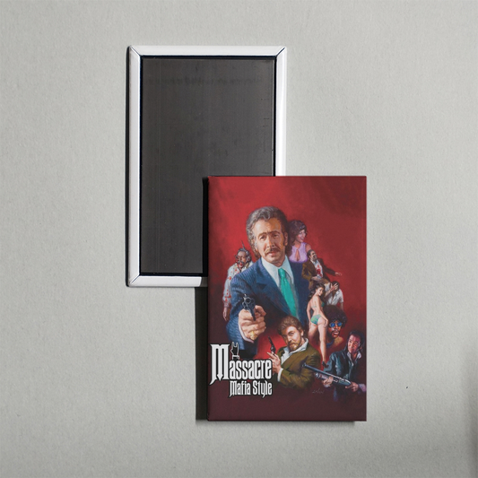 Massacre Mafia Style Mini Movie Fridge Magnet