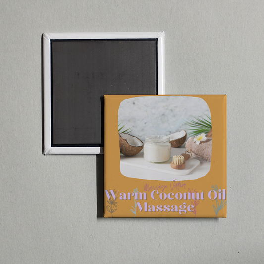 Massage Virtuor - Warm Coconut Oil Massage Album Cover Fridge Magnet