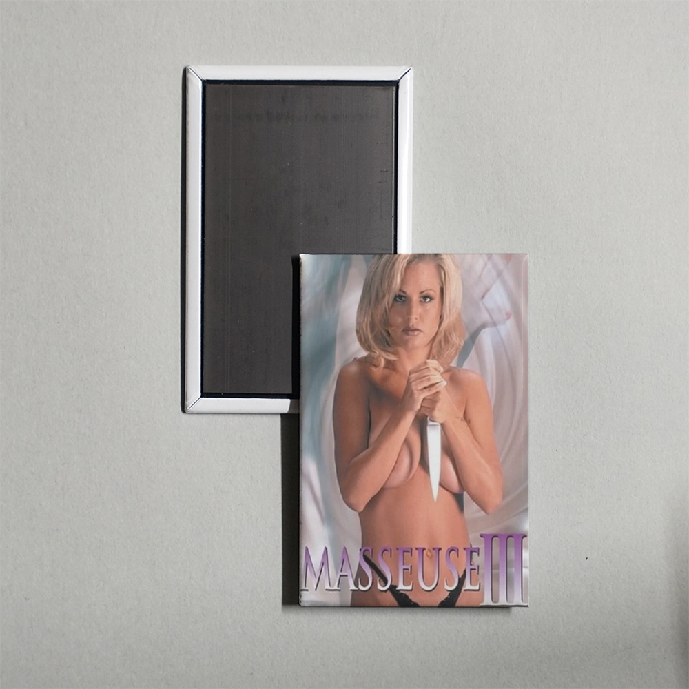 Masseuse 3 Mini Movie Fridge Magnet