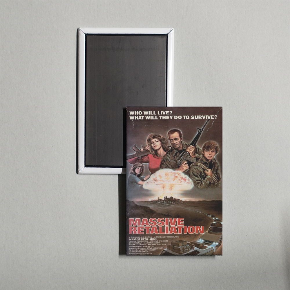 Massive Retaliation Mini Movie Fridge Magnet