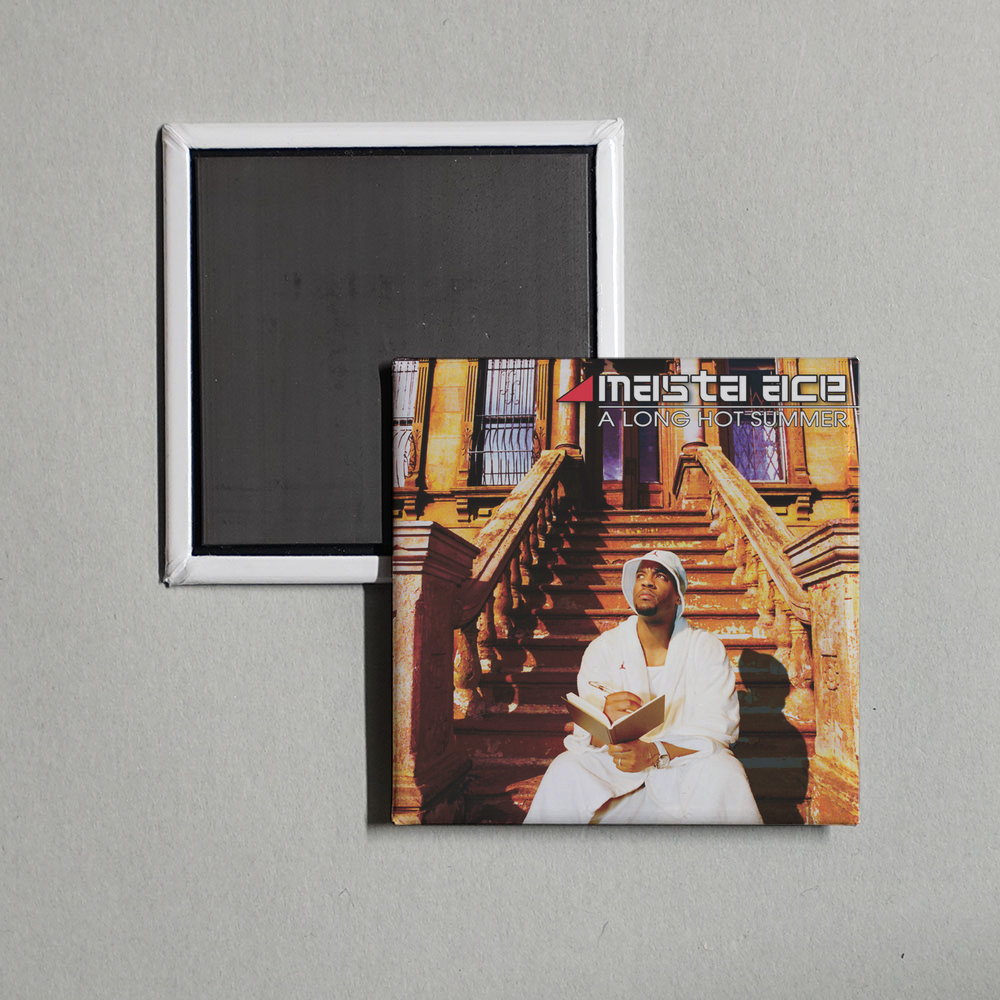 Masta Ace - A Long Hot Summer Album Cover Fridge Magnet