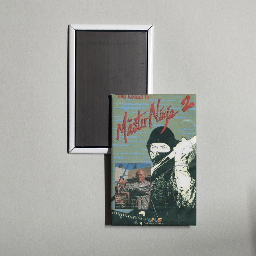 Master Ninja II Mini Movie Fridge Magnet