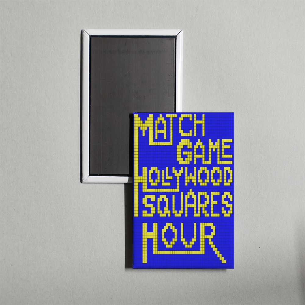 Match Game-Hollywood Squares Hour TV Show Fridge Magnet