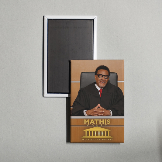 Mathis Court With Judge Mathis TV Show Fridge Magnet