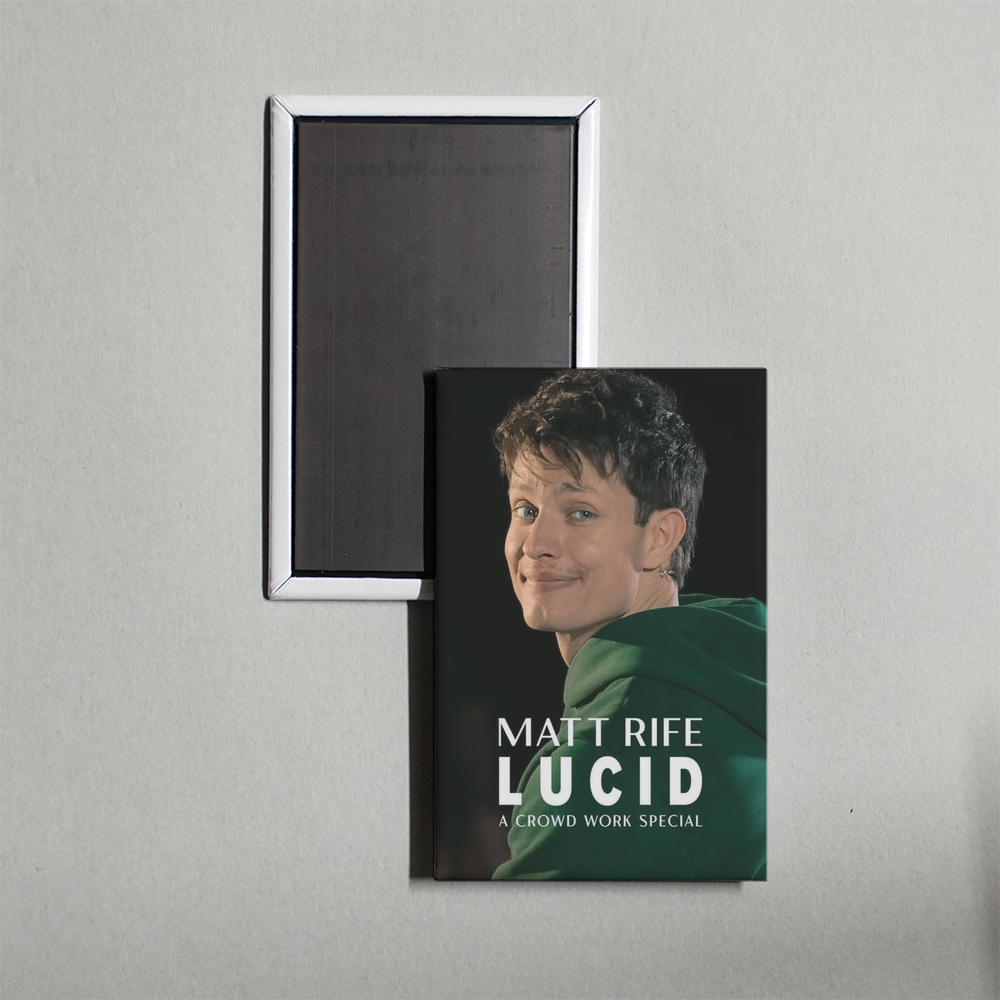 Matt Rife Lucid - A Crowd Work Special Mini Movie Fridge Magnet