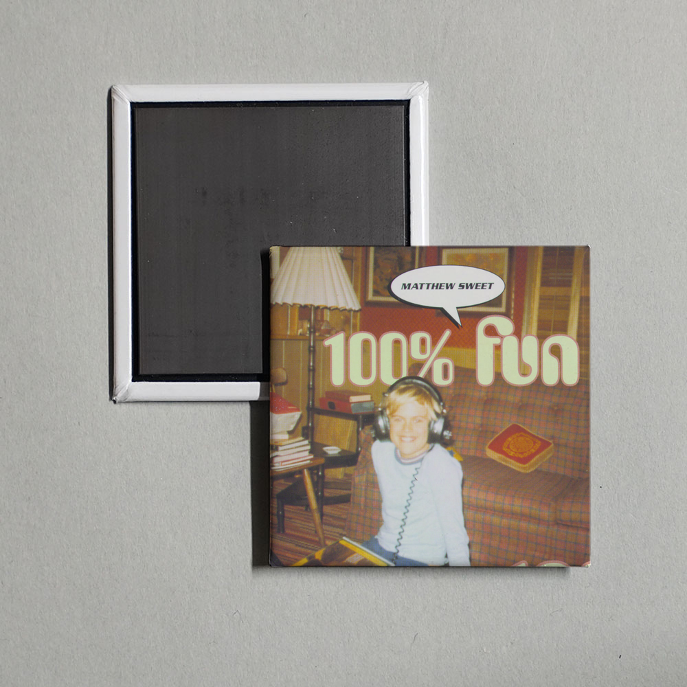 Matthew Sweet - 100 % Fun Album Cover Fridge Magnet