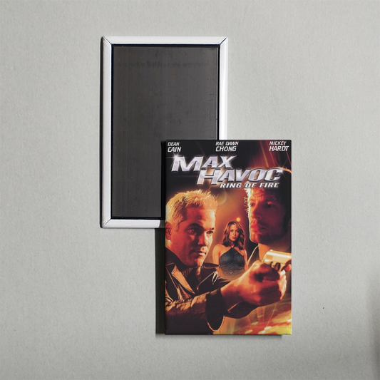Max Havoc - Ring of Fire Mini Movie Fridge Magnet
