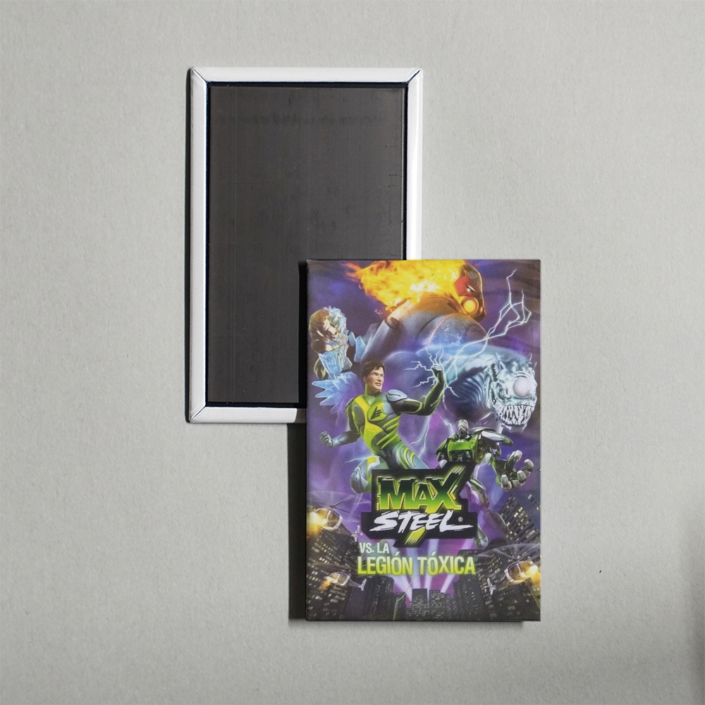 Max Steel vs The Toxic Legion Mini Movie Fridge Magnet