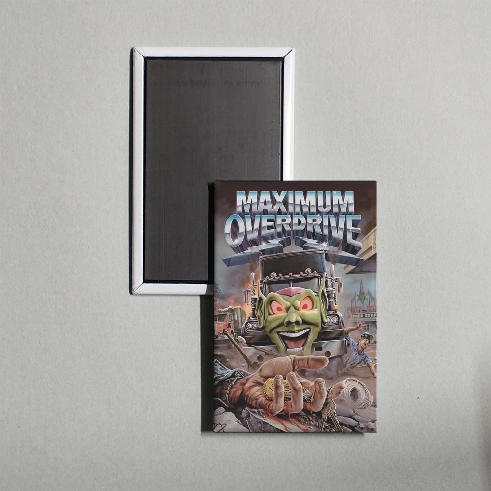 Maximum Overdrive Mini Movie Fridge Magnet