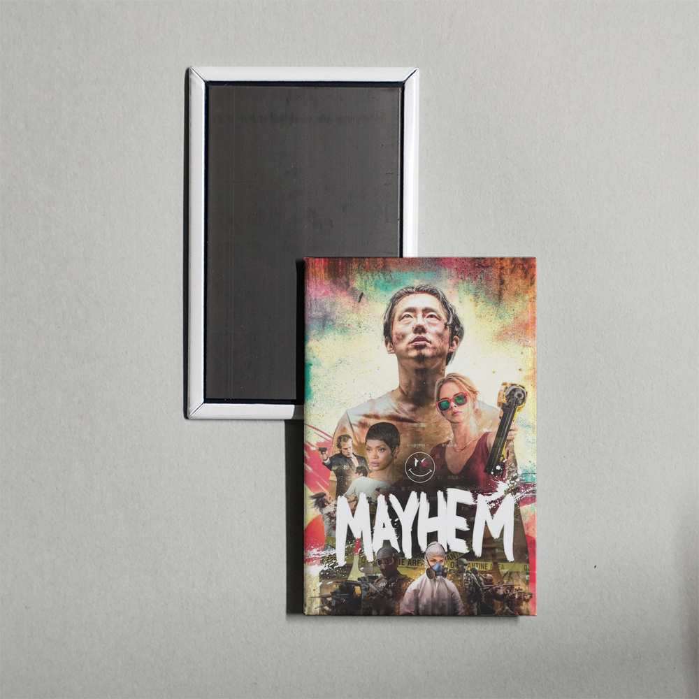 Mayhem Mini Movie Fridge Magnet