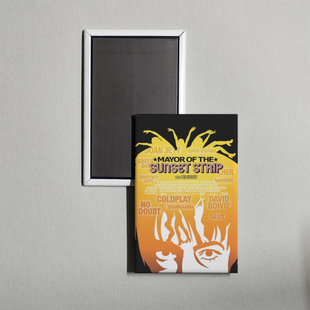 Mayor of the Sunset Strip Mini Movie Fridge Magnet