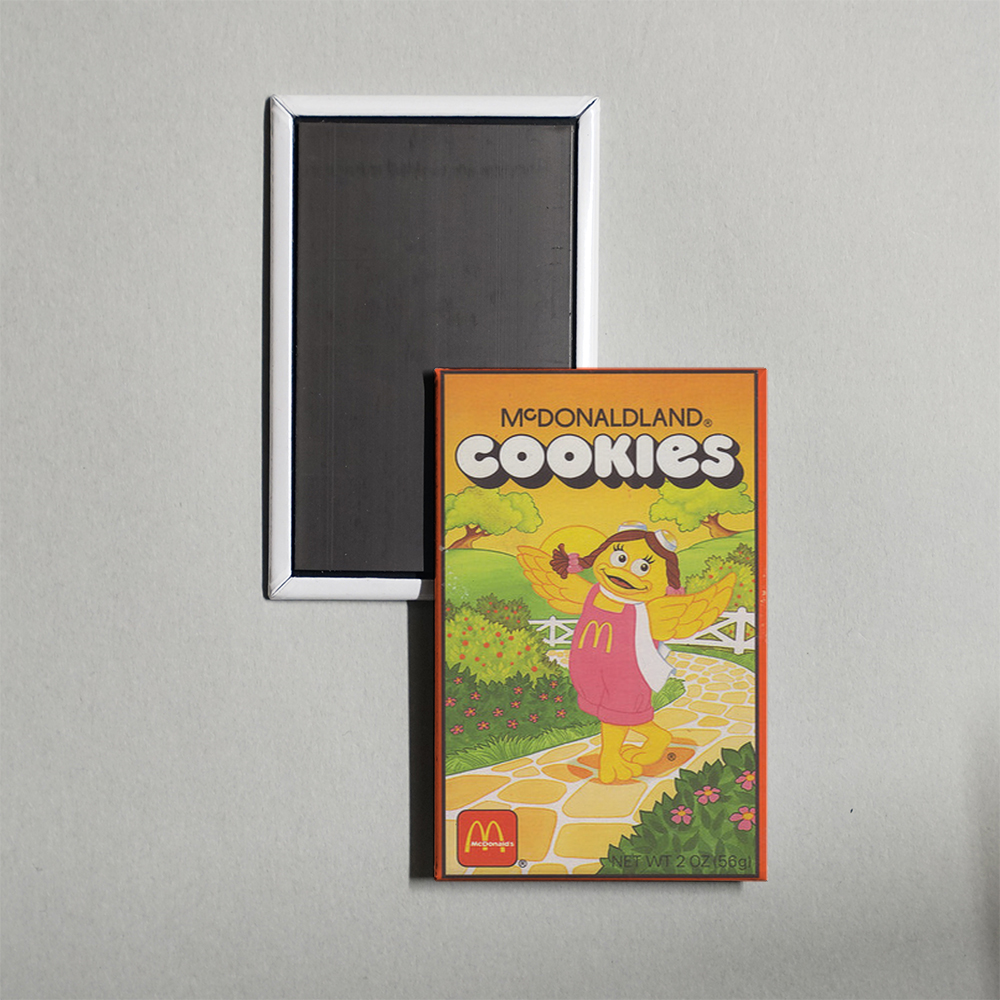 McDONALDLAND Cookies Birdie Box Art 2 Fridge Magnet