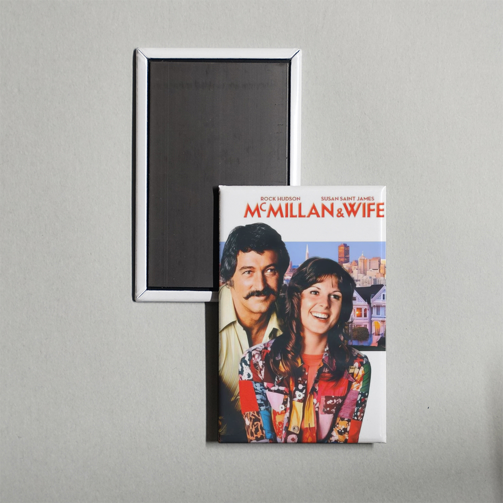 McMillan & Wife TV Show Fridge Magnet