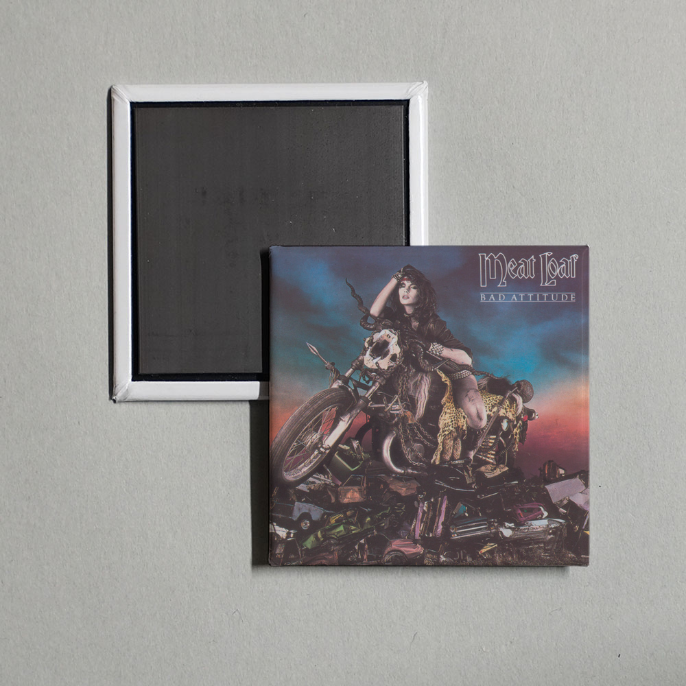 Meat Loaf - Bad Attitude Album Cover Fridge Magnet