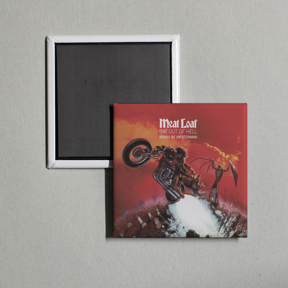 Meat Loaf - Bat Out Of Hell Album Cover Fridge Magnet