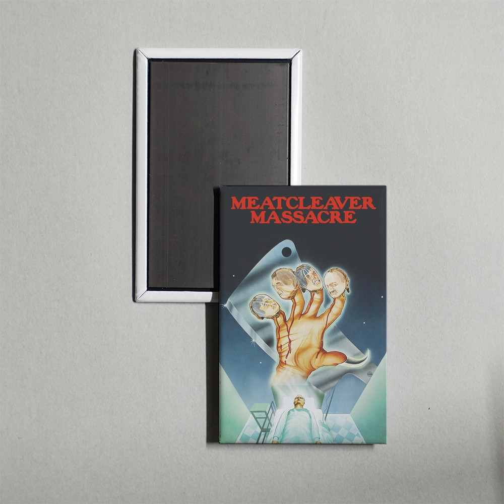 Meatcleaver Massacre Mini Movie Fridge Magnet