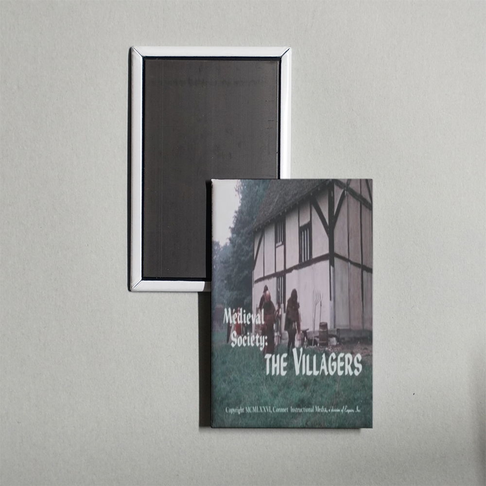 Medieval Society The Villagers Mini Movie Fridge Magnet