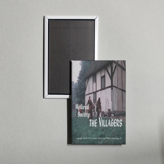 Medieval Society The Villagers Mini Movie Fridge Magnet