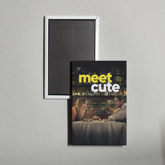 Meet Cute Mini Movie Fridge Magnet
