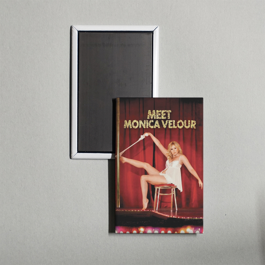 Meet Monica Velour Mini Movie Fridge Magnet