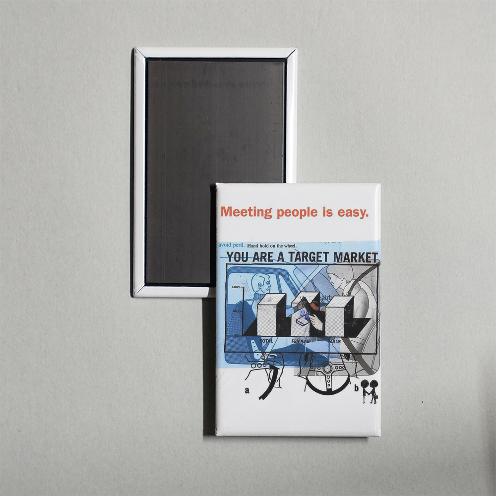 Meeting People Is Easy Mini Movie Fridge Magnet