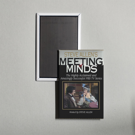 Meeting of Minds TV Show Fridge Magnet