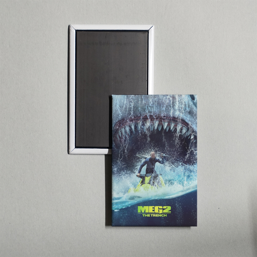 Meg 2 The Trench Mini Movie Fridge Magnet