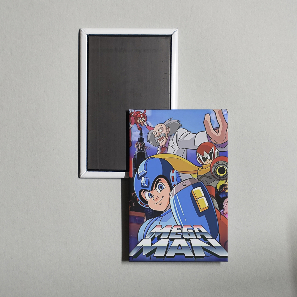 Mega Man TV Show Fridge Magnet