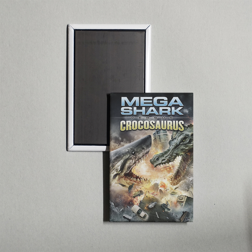 Mega Shark vs. Crocosaurus Mini Movie Fridge Magnet
