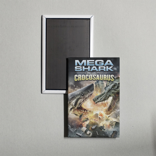 Mega Shark vs. Crocosaurus Mini Movie Fridge Magnet