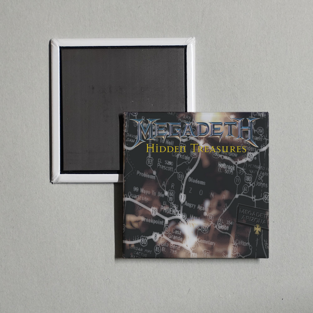 Megadeth - Hidden Treasures Album Cover Fridge Magnet