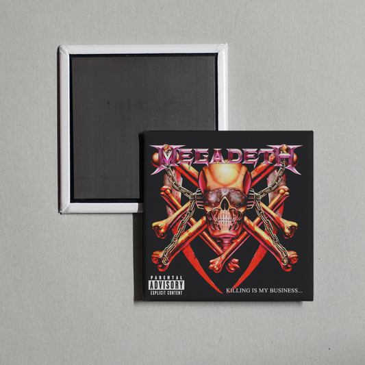 Megadeth - Killing Is My Business...And Business Is Good! Album Cover Fridge Magnet