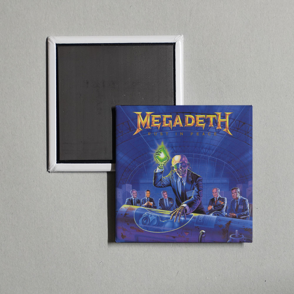 Megadeth - Rust In Peace (2004 Remix  Expanded Edition) Album Cover Fridge Magnet