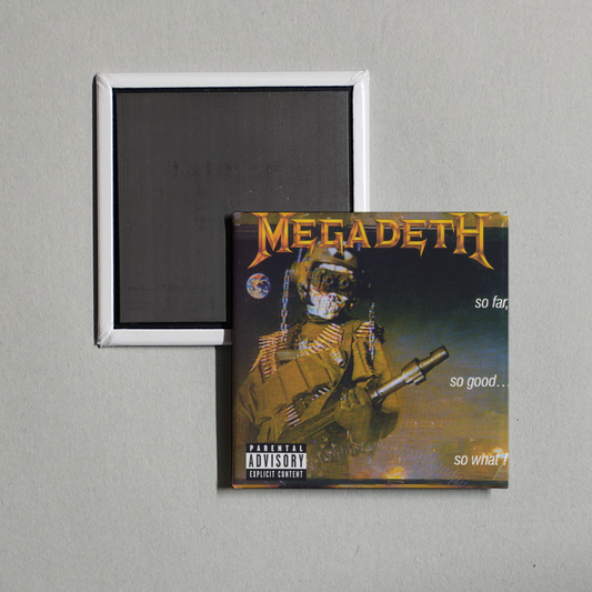 Megadeth - So Far, So Good...So What! (Expanded Edition - Remastered) Album Cover Fridge Magnet