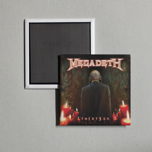 Megadeth - Th1rt3en Album Cover Fridge Magnet