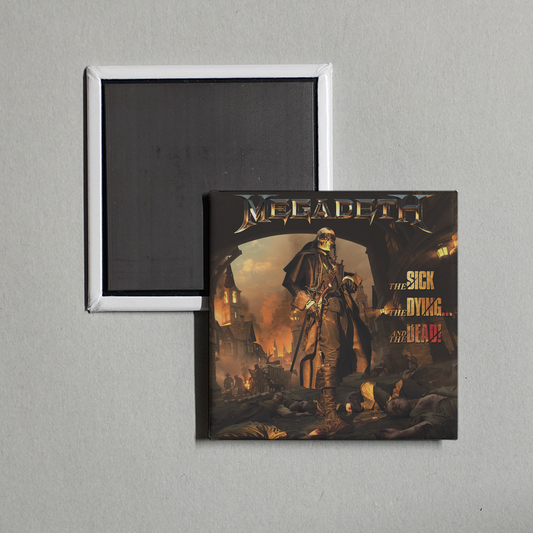 Megadeth - The Sick, The Dying… And The Dead! Album Cover Fridge Magnet