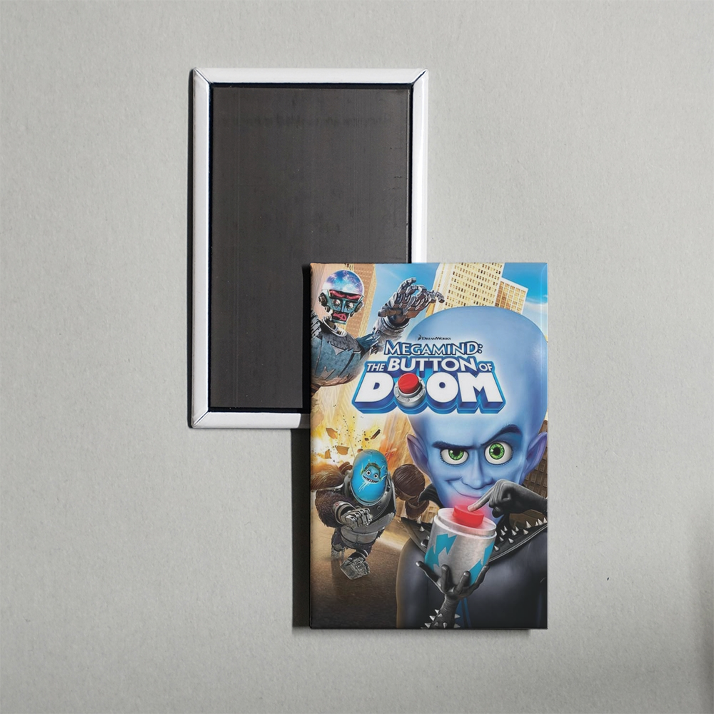 Megamind The Button of Doom Mini Movie Fridge Magnet