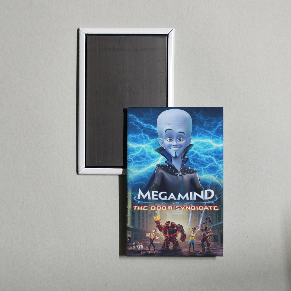 Megamind vs. the Doom Syndicate Mini Movie Fridge Magnet