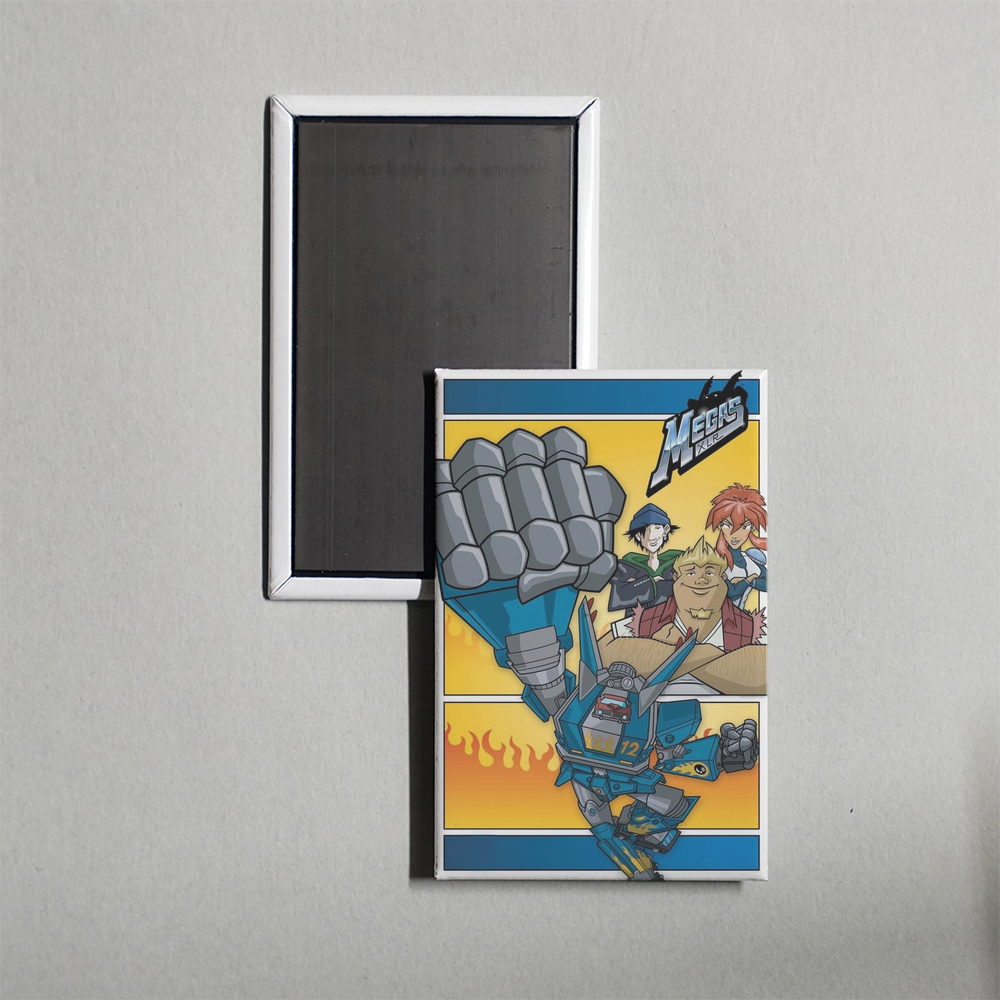 Megas XLR TV Show Fridge Magnet