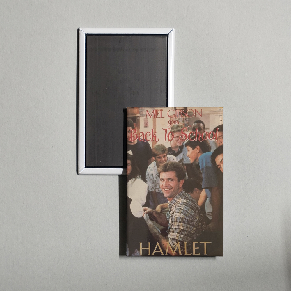 Mel Gibson Goes Back to School Mini Movie Fridge Magnet