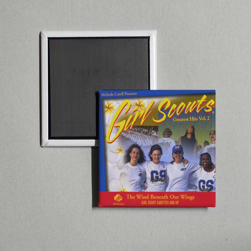 Melinda Caroll - Girl Scouts Greatest Hits, Vol 2, The Wind Beneath Our Wings Album Cover Fridge Magnet