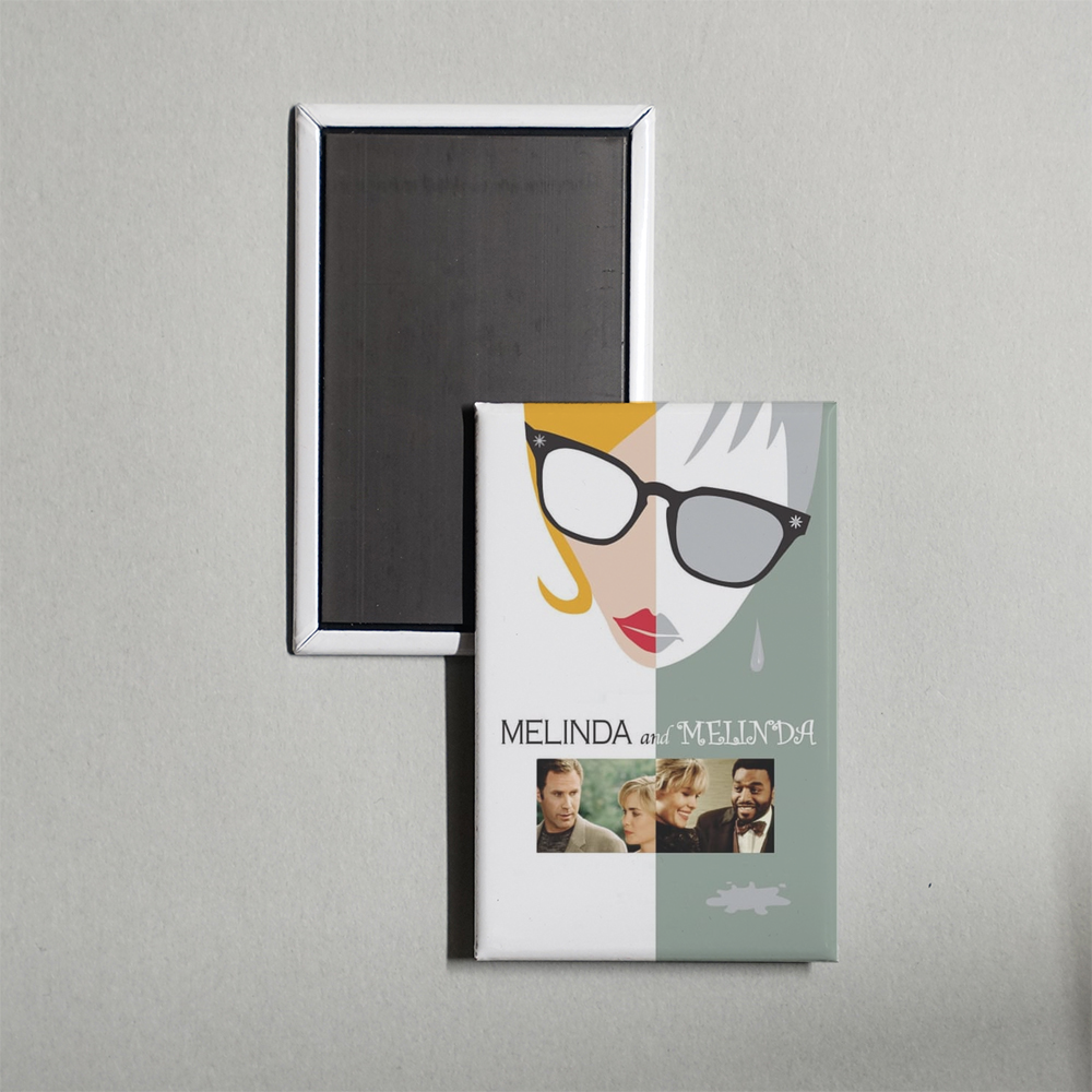 Melinda and Melinda Mini Movie Fridge Magnet