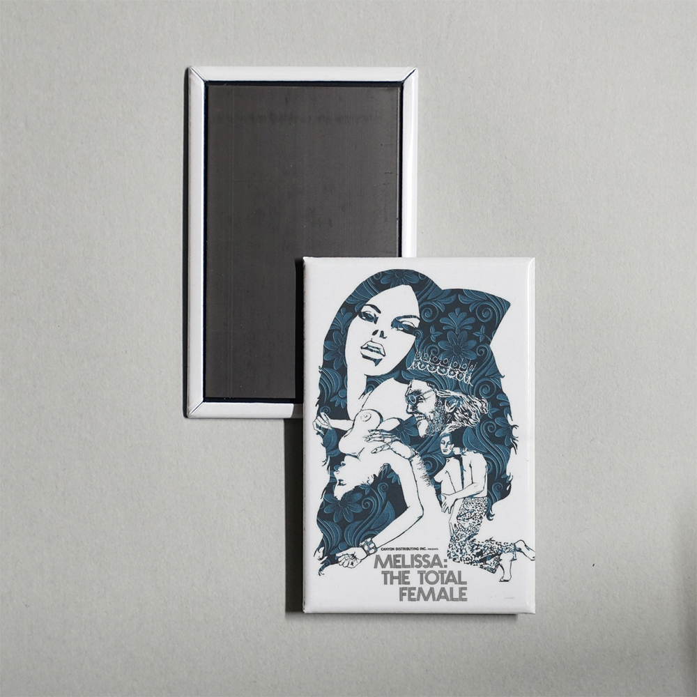 Melissa The Total Female Mini Movie Fridge Magnet