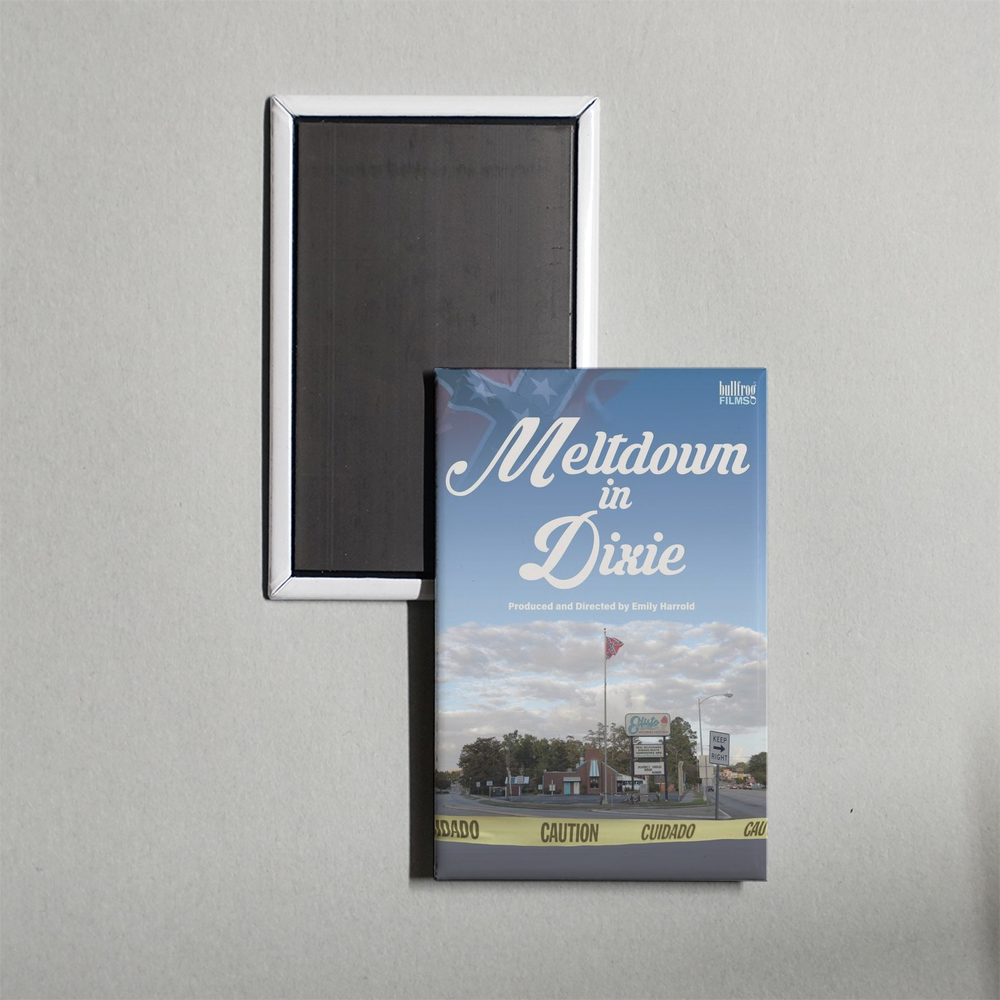 Meltdown in Dixie Mini Movie Fridge Magnet